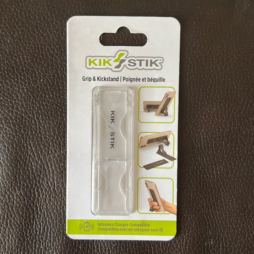 NWT Pure Gear Kik Stik Grip & Kickstand Works With All Mobile Devices